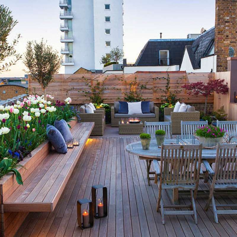 residential rooftop deck ideas
